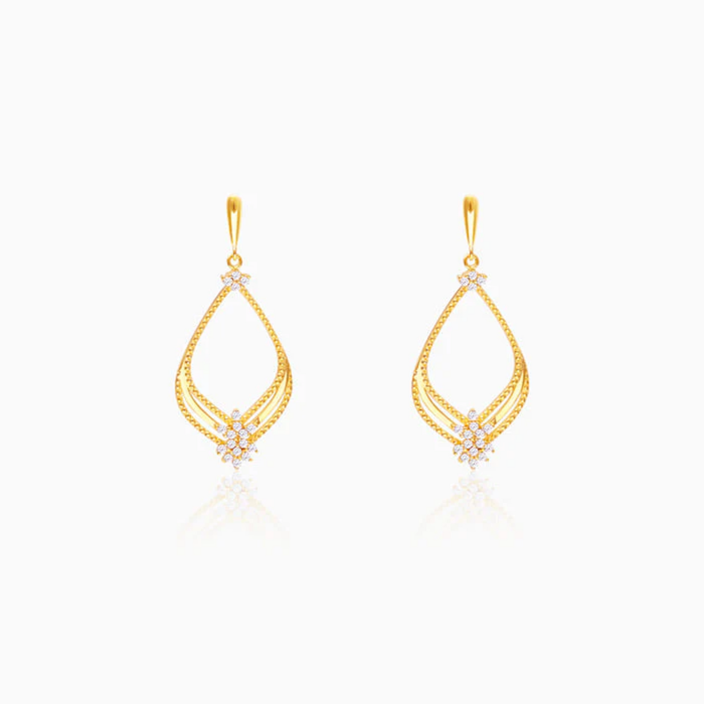 Celestial Harmony Drops 925 Silver Earrings