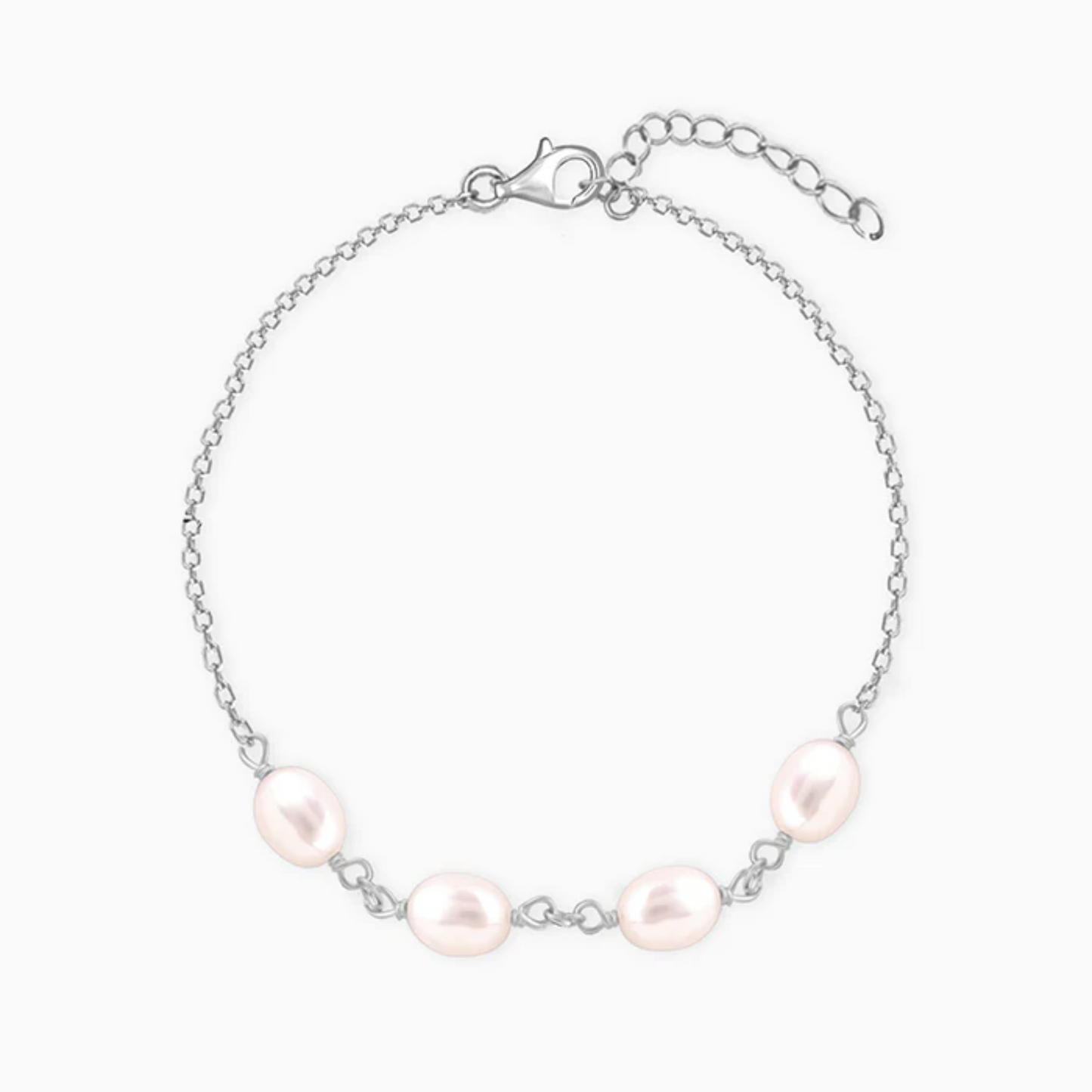 Glittering 925 Silver Bracelet